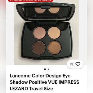 Lancome Color Design Eye Shadow Palette - Brown & Tan